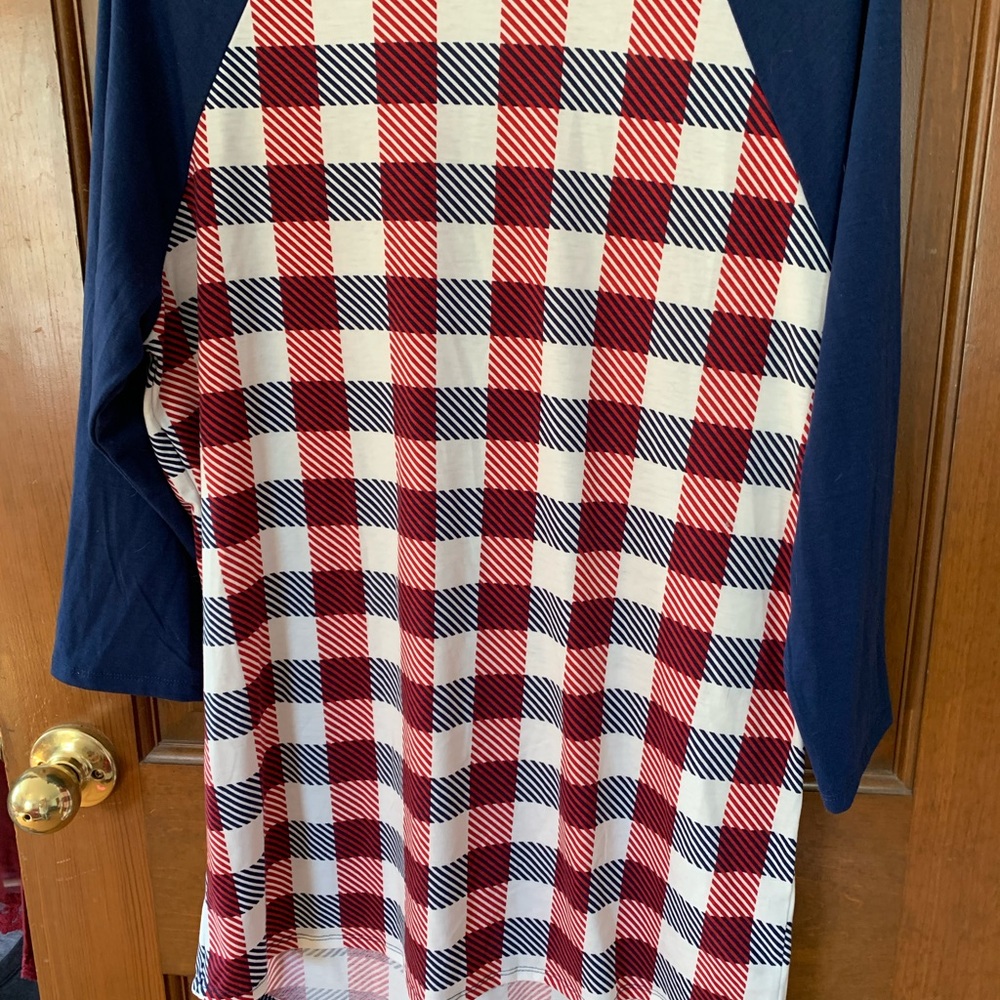 LuLaRoe Randy in Red, white and blue